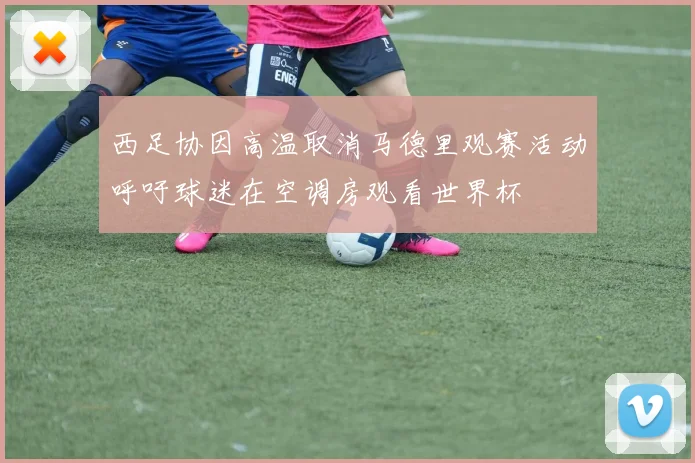 西足协因高温取消马德里观赛活动呼吁球迷在空调房观看世界杯